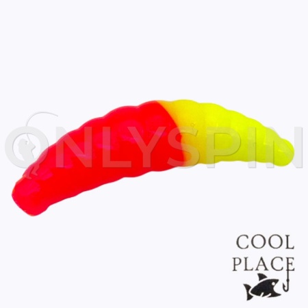 Мягкие приманки Cool Place Maggot 40mm сыр 24 lemon pink