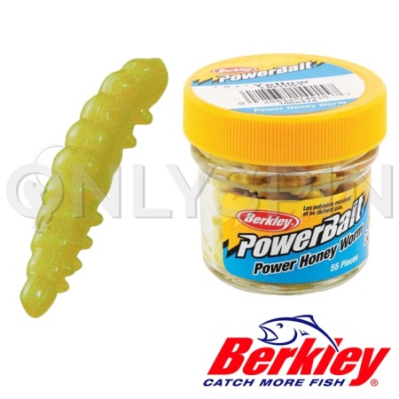 Мягкие приманки Berkley Power Honey Worm 25 Yellow