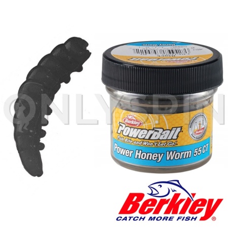 Мягкие приманки Berkley Power Honey Worm 25 Black