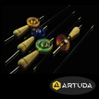 Зимняя удочка Artuda Трио S желтая