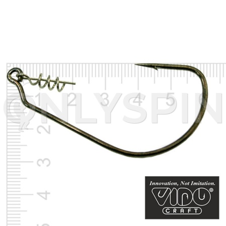 Крючки офсетные VidoCraft VD-107 Swim Bait Hook 7/0 3шт
