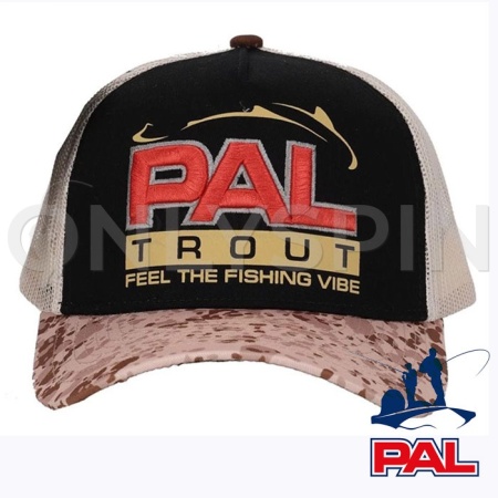 Бейсболка PAL Trout Cap PVC-2504 черная