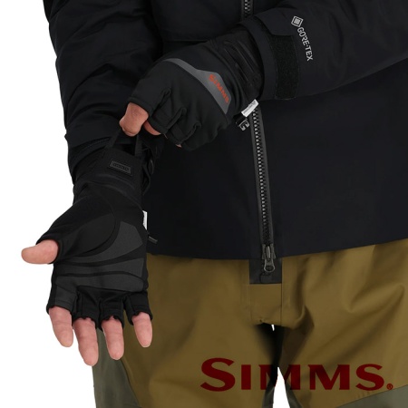 Перчатки Simms Windstopper Half-Finger Glove p.XL (Black)