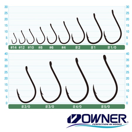 Крючки одинарные Owner 5177 BC Mosquito Hook 8 11шт