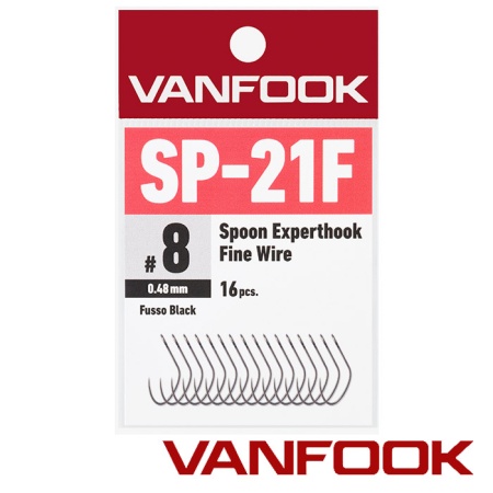 Крючки одинарные Vanfook SP-21F #8 16шт