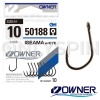 Крючки одинарные Owner 50188 Iseama With Eye 4 7шт