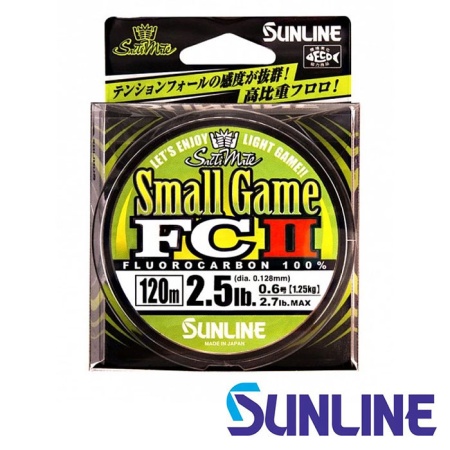 Флюорокарбон Sunline SWS Small Game FC II 120m #0.7 3lb 0.138mm 1.5kg