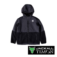 Куртка флисовая Jackall Timon Fleece Hoodie Jacket Black L Куртка флисовая Jackall Timon Fleece Hoodie Jacket Black L