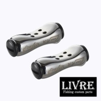 Кноб LIVRE Fino Air Knob ASBK-2 #silver/black 2шт Кноб LIVRE Fino Air Knob ASBK-2 #silver/black 2шт