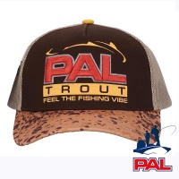 Бейсболка PAL Trout Cap PVC-2503 коричневая Бейсболка PAL Trout Cap PVC-2503 коричневая