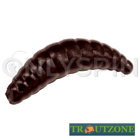 Мягкие приманки Trout Zone Maggot 1.3 Chocolate 12шт