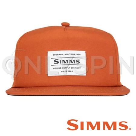 Кепка Simms Unstructured Flat Brim Cap (Simms Orange)