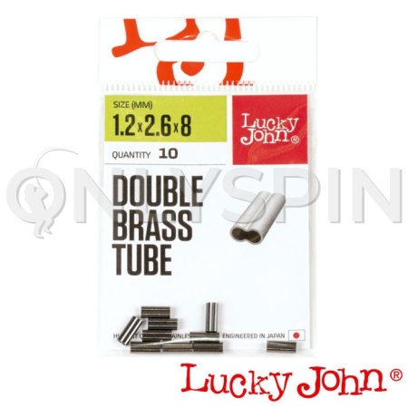 Обжимные трубочки Lucky John Double Leader Sleever 012 10шт