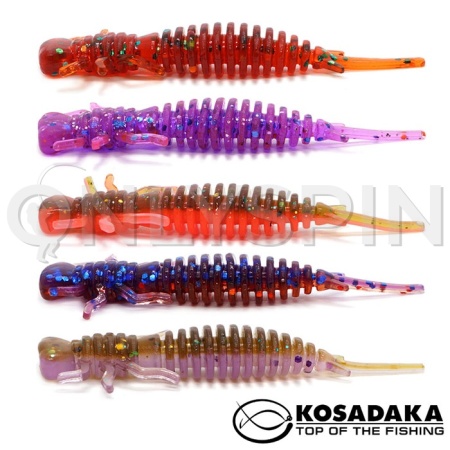 Мягкие приманки Kosadaka Larva 65 MIX2 10шт
