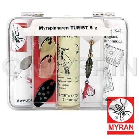 Набор вращающихся блесен Myran Turist 5gr сменные лепестки 6410-05