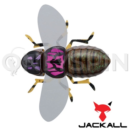 Воблер Jackall BugDog Pink Black Cicada