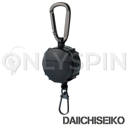 Ретривер Daiichiseiko Clip-On Reel + Micro Case black