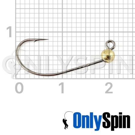 Форелевые джиг-головки OnlySpin Decoy MG-3 #8 0.6gr золото 3шт
