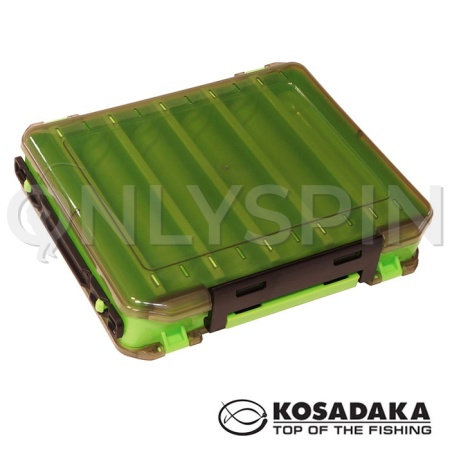Коробка Kosadaka TB-S31C-GRN двусторонняя 20х17.5х5cm